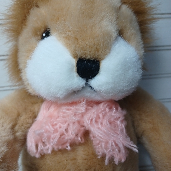 Vintage Lion Plush Stuffed Animal Short Main Safari Zoo 1993. Condition is pre-o - Picture 4 of 9